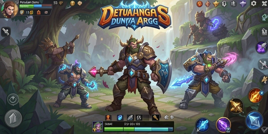 Tangkapan layar gameplay 55RP yang mendebarkan di dunia ARPG.