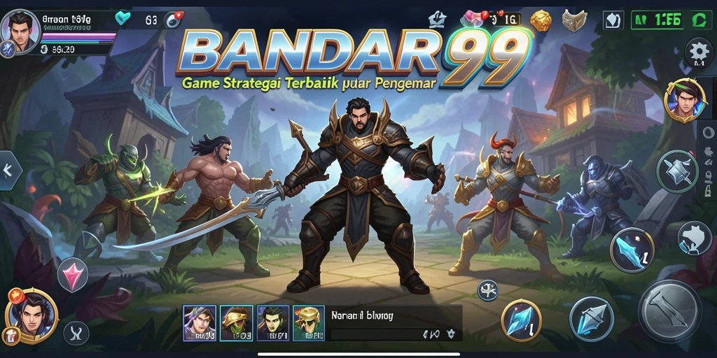 Gameplay menantang dan seru di BANDAR99.