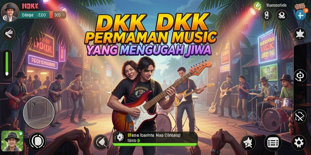 Tampilan gameplay seru dan interaktif dalam DKK.