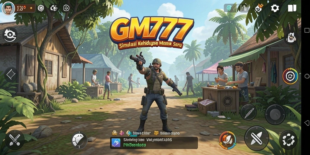 Tampilan gameplay GM777 yang menarik dalam dunia simulasi.