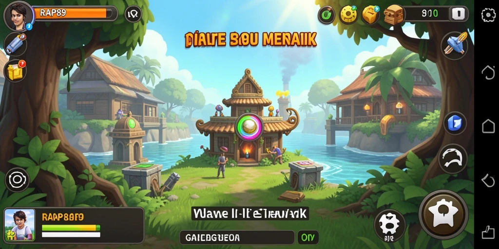 Tampilan gameplay RAP89 yang memukau dengan mekanisme Idle.