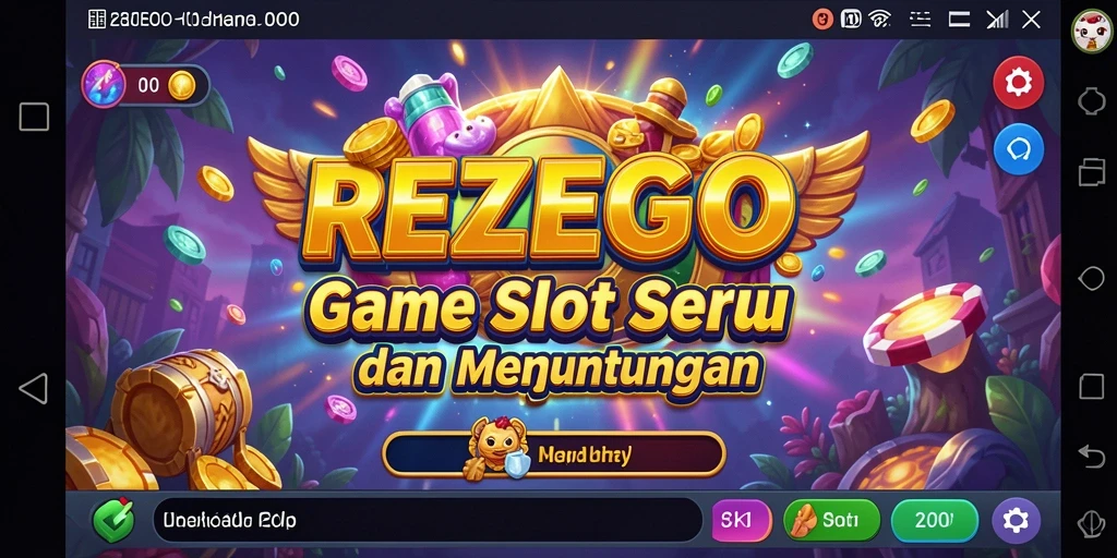Screenshot gameplay REZEGO menampilkan serunya permainan slot.